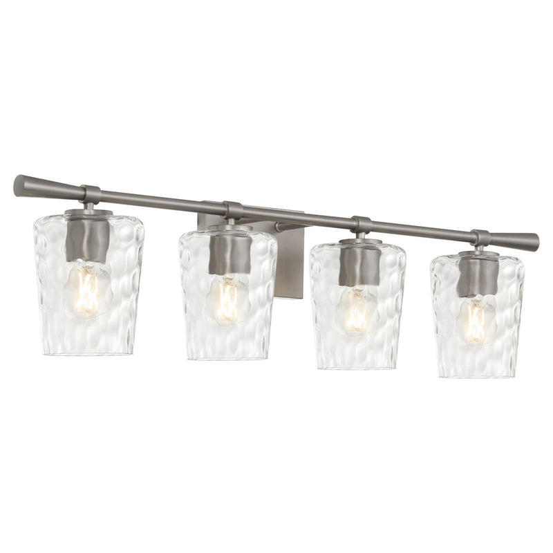 Goodwin 4 Light Vanity in Satin Nickel
