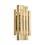Greenwich 2-Light ADA Wall Sconce in Natural Brass