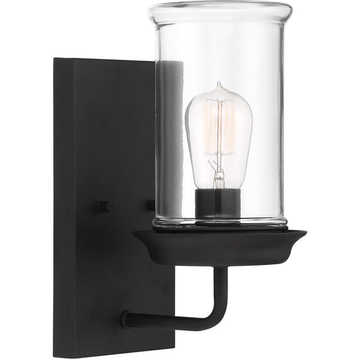 Homestead 1 Light 8" Outdoor Wall Sconce in Espresso