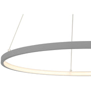 Anello 15.75" LED Pendant in Gray