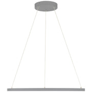 Anello 23.5" LED Pendant in Gray