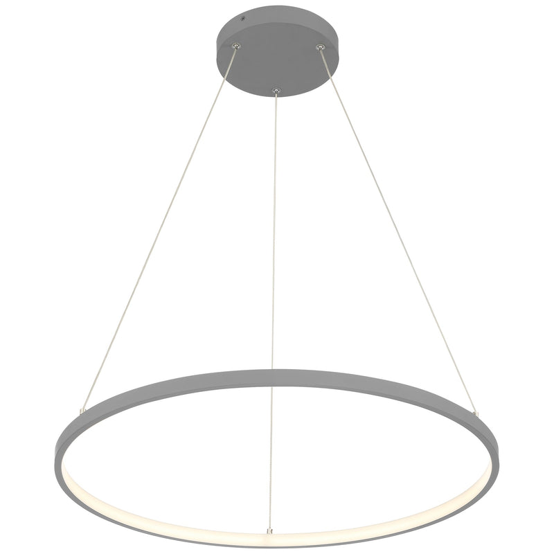 Anello 23.5" LED Pendant in Gray