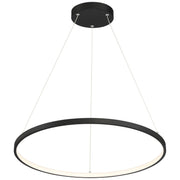 Anello 23.5" LED Pendant in Matte Black