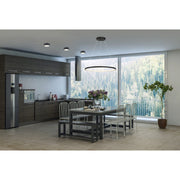Anello 23.5" LED Pendant in Matte Black