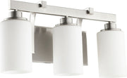 Lancaster 3 Light Vanity in Satin Nickel
