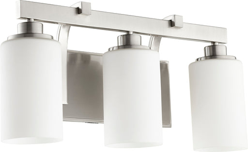 Lancaster 3 Light Vanity in Satin Nickel