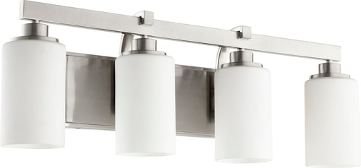Lancaster 4 Light Vanity in Satin Nickel