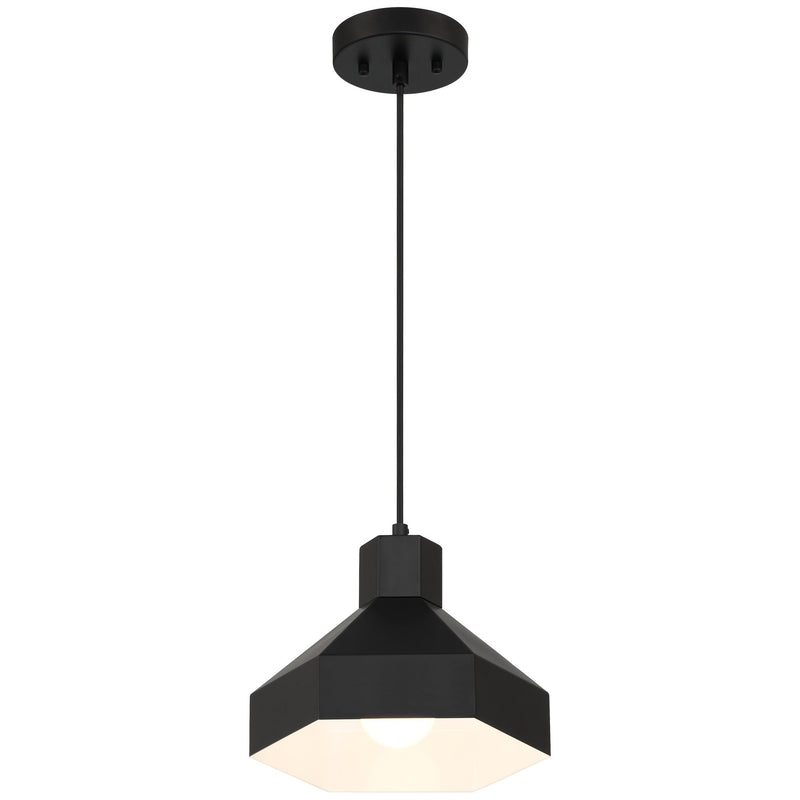 Poly Pendant in Matte Black