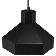Poly Pendant in Matte Black