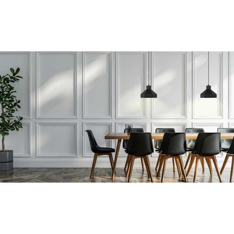 Poly Pendant in Matte Black