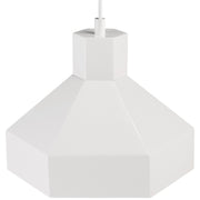 Poly Pendant in Matte White