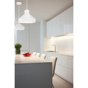 Poly Pendant in Matte White
