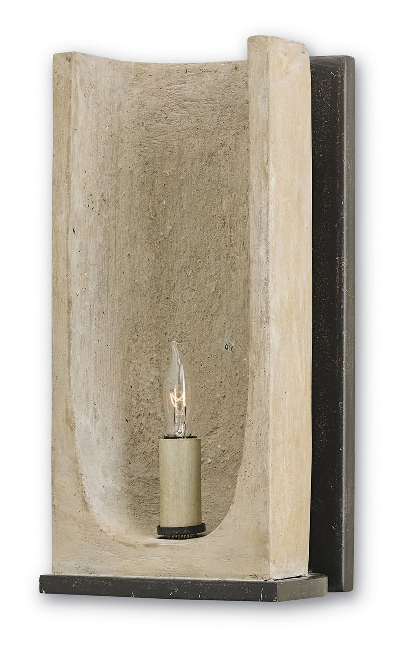 Rowland Wall Sconce in Portland/Aged Steel