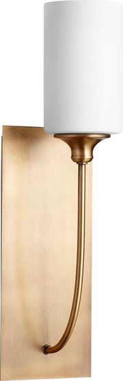 Celeste 5.25" 1 Light Wall Sconce in Aged Brass