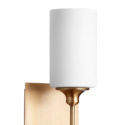 Celeste 5.25" 1 Light Wall Sconce in Aged Brass