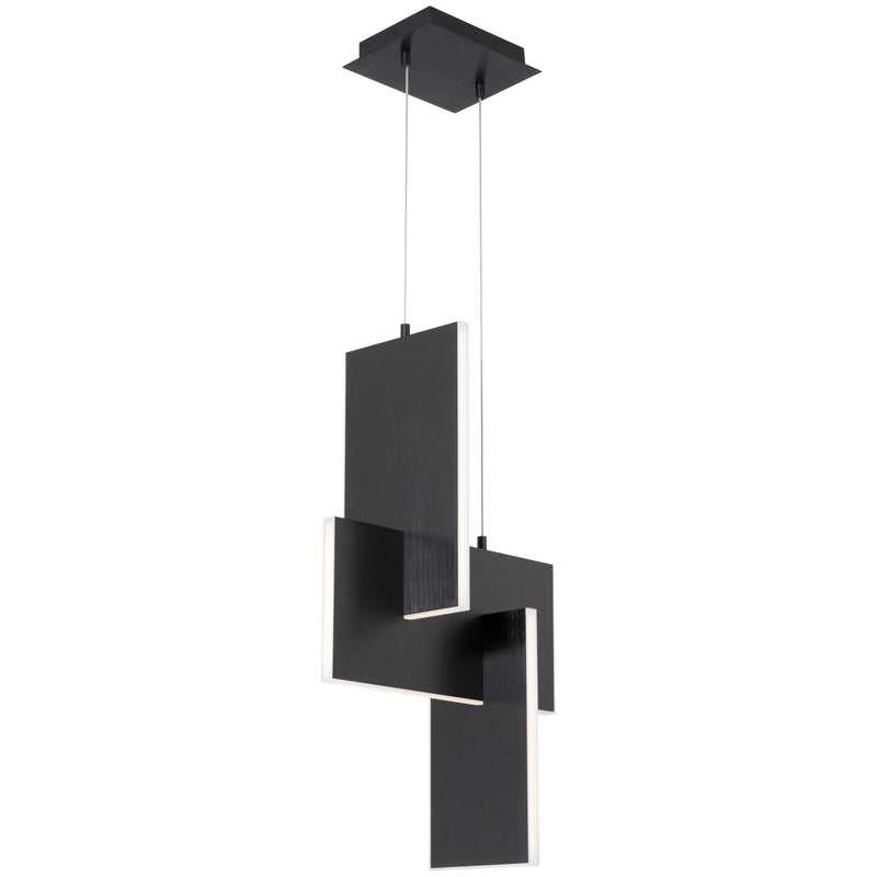 Joinery LED Pendant in Black