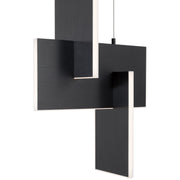 Joinery LED Pendant in Black