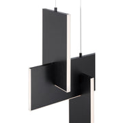 Joinery LED Pendant in Black