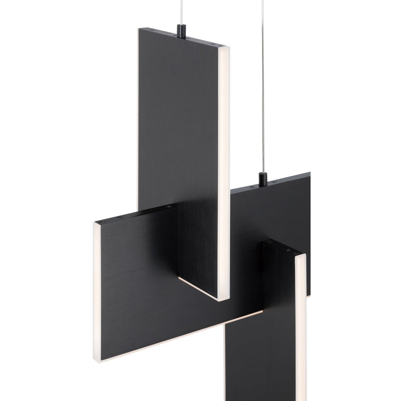 Joinery LED Pendant in Black