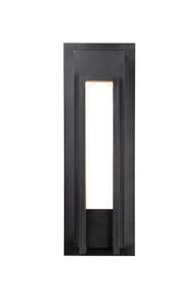 Keaton 1 Light 8" Outdoor Wall Light in Black