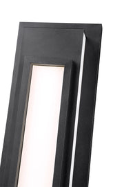 Keaton 1 Light 8" Outdoor Wall Light in Black