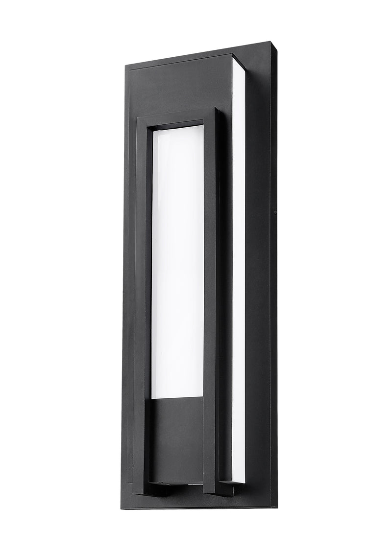 Keaton 1 Light 8" Outdoor Wall Light in Black