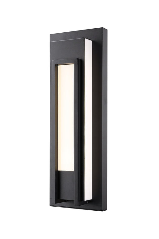 Keaton 1 Light 7" Outdoor Wall Light in Black