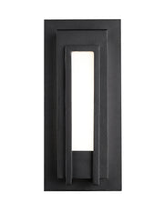 Keaton 1 Light 5.5" Outdoor Wall Light in Black