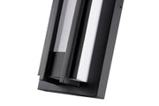 Keaton 1 Light 5.5" Outdoor Wall Light in Black