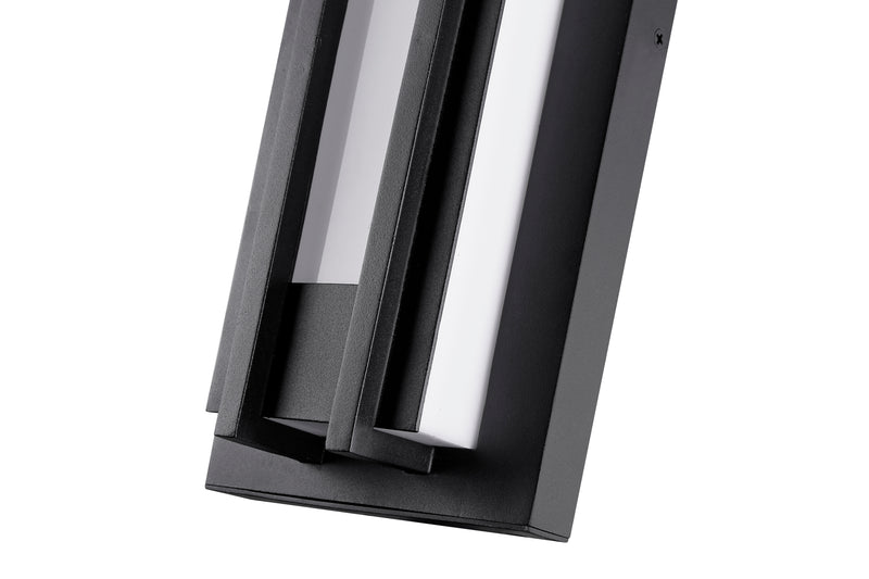 Keaton 1 Light 5.5" Outdoor Wall Light in Black