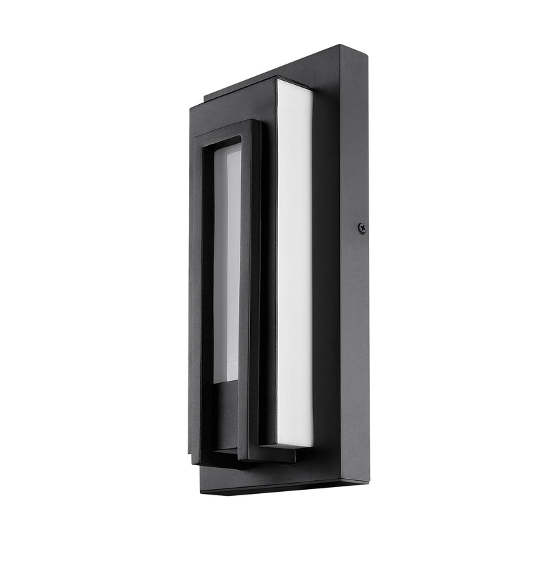 Keaton 1 Light 5.5" Outdoor Wall Light in Black