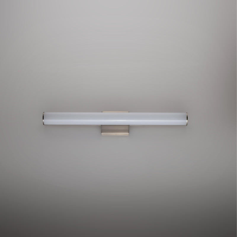 Rail 18" LED Bath Vanity in Satin Nickel