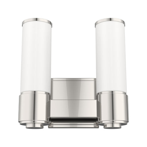 Weston 2-Light ADA Bath Vanity Light in Polished Nickel