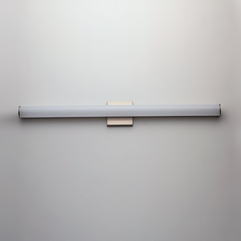 Rail 30" LED Bath Vanity in Satin Nickel