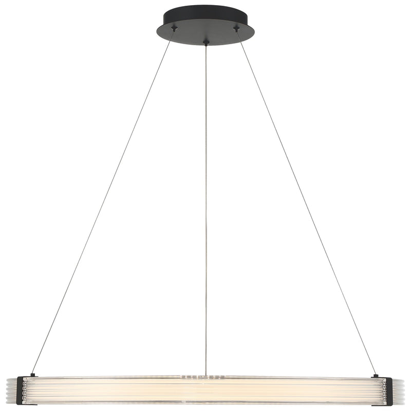 Panache LED Pendant in Matte Black