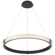 Panache LED Pendant in Matte Black