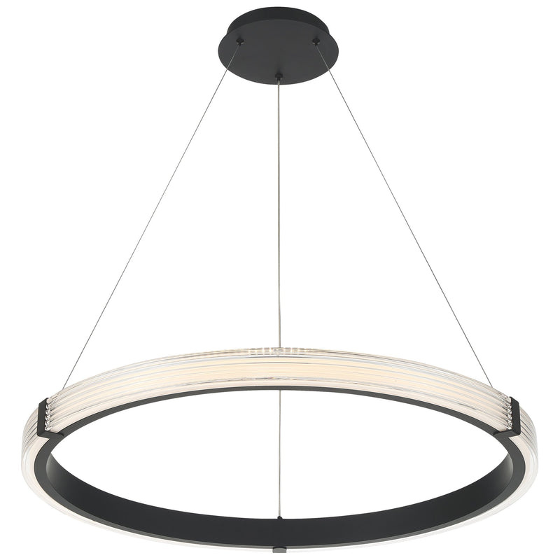 Panache LED Pendant in Matte Black