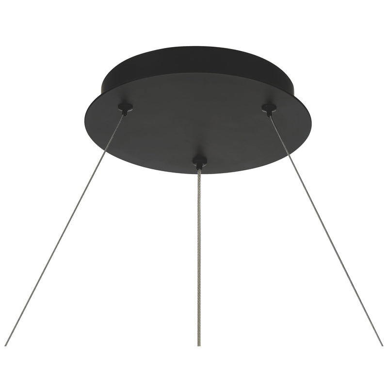 Panache LED Pendant in Matte Black