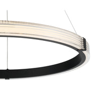 Panache LED Pendant in Matte Black