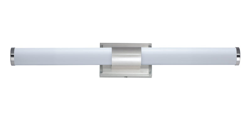 Optic 30" LED Bath Vanity in Satin Nickel