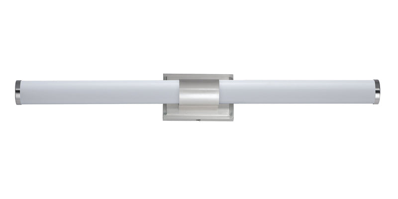 Optic 36" LED Bath Vanity in Satin Nickel