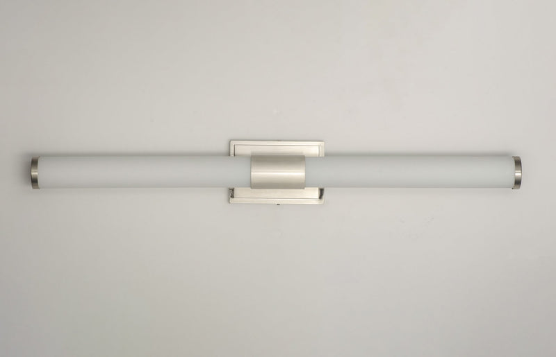 Optic 36" LED Bath Vanity in Satin Nickel