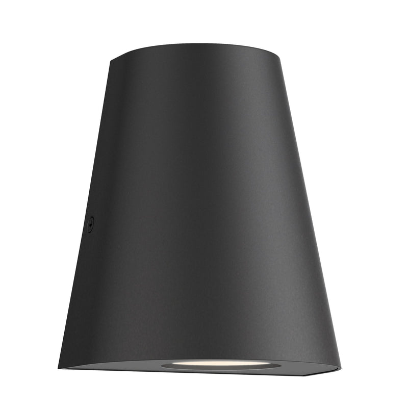 Taper Mini LED Outdoor Wall Sconce in Black