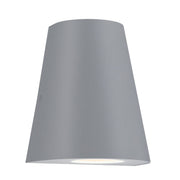 Taper Mini LED Outdoor Wall Sconce in Silver