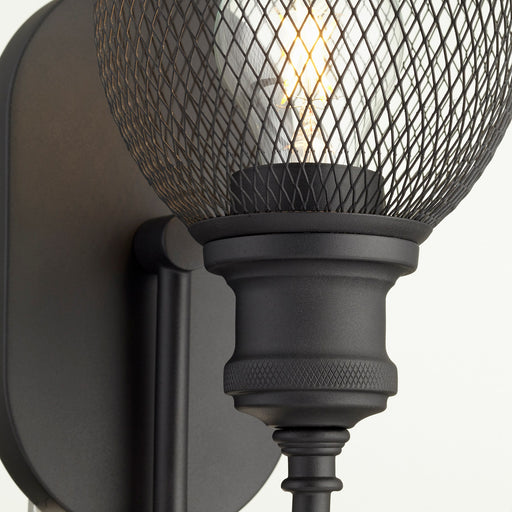 Omni 1 Light Wall Sconce in Textured Black