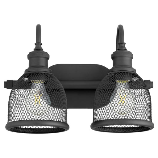 Omni 2 Light Vanity in Textured Black