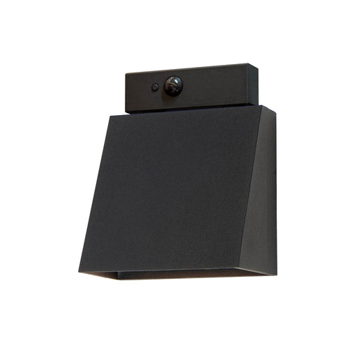 Pathfinder LED Outdoor Wall Sconce with Motion Sensor in Black