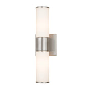 Weston 2-Light Linear ADA Bath Vanity Light in Brushed Nickel