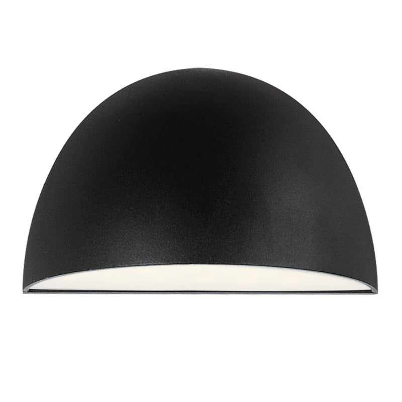 Pathfinder 7" LED Outdoor Wall Sconce in Black