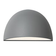 Pathfinder 7" LED Outdoor Wall Sconce in Silver